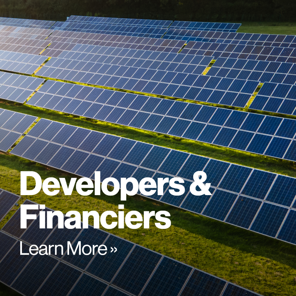 Developers & Financiers - Click to Learn More