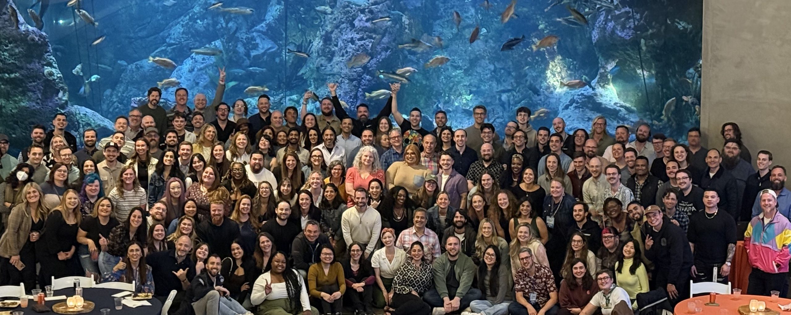 A photo of some of Omnidian's employees at a 2025 company event